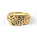 A 9ct yellow gold gentleman's signet rin