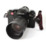 A Leica R3 electronic SLR film camera fi