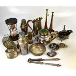 A quantity of plated and other metalware