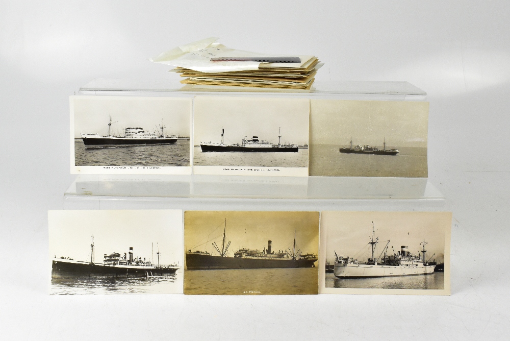 A quantity of maritime postcards and neg - Bild 2 aus 2
