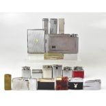 Fifteen vintage lighters to include Rons