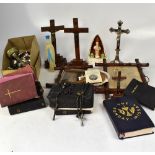 Various religious collectibles to includ
