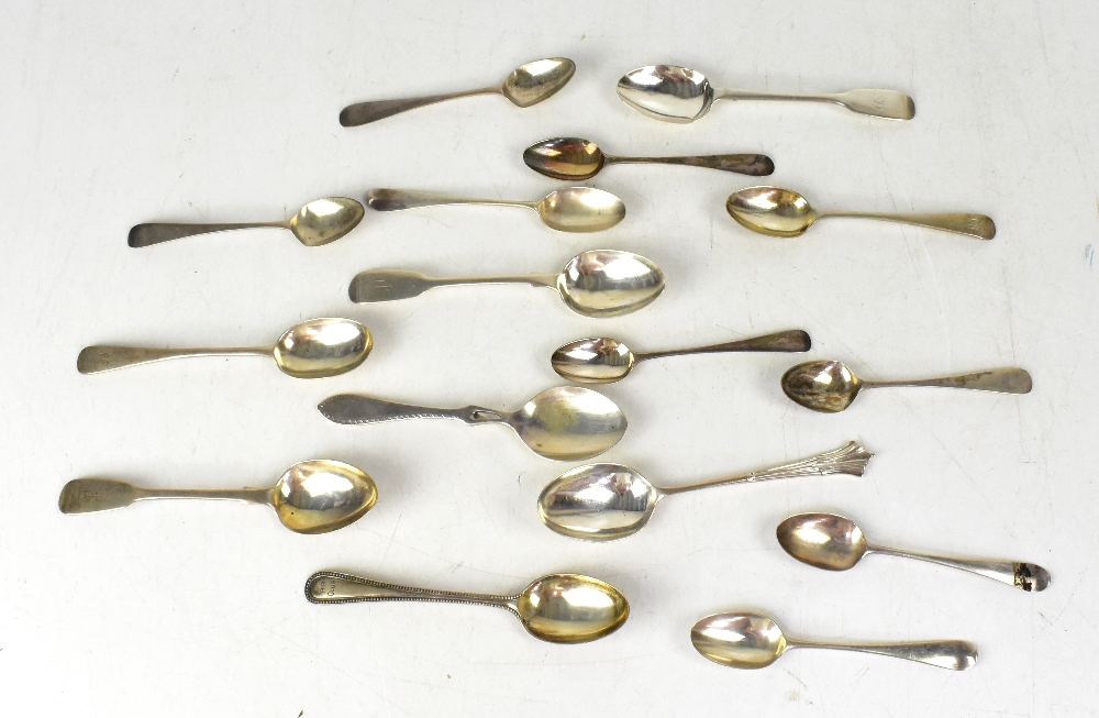 Approximately fifteen hallmarked silver