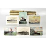 A quantity of maritime related postcards