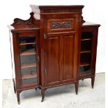 A Victorian mahogany surgical cabinet, t