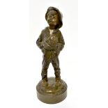 LOUIS KLEY (1813-1911); a bronze figure