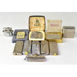 Eleven vintage lighters, three Ronson ex