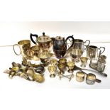 A quantity of silver plated items to inc