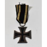 A WWI German Iron Cross Second Class Med