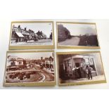 Various enlarged photo prints, scenes to
