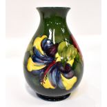 WALTER MOORCROFT; a baluster-shaped vase