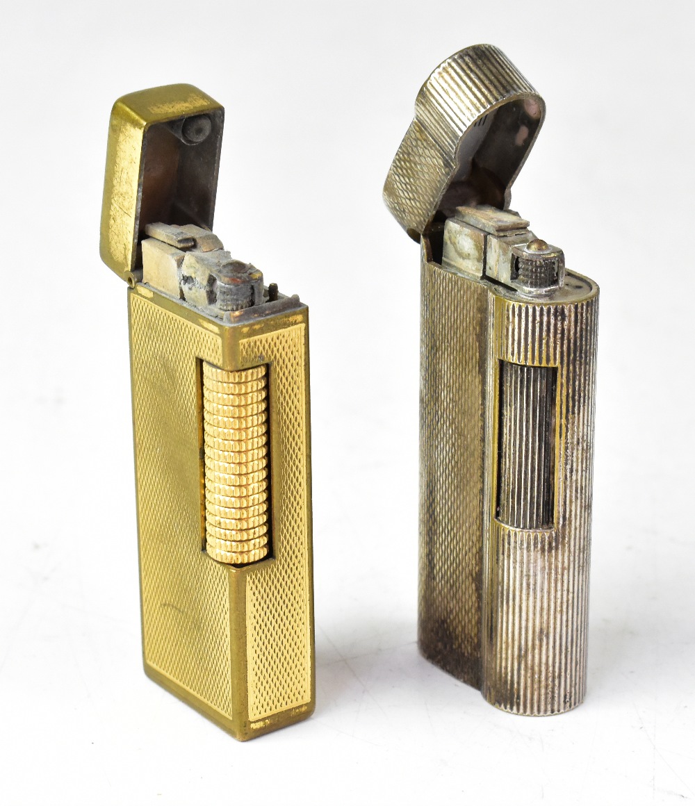 DUNHILL; two lighters comprising a yello - Image 3 of 4