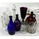 A small quantity of glass including two