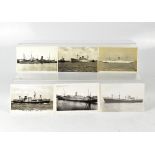 A quantity of maritime postcards relatin