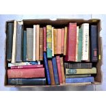 Two boxes of vintage books to include no