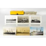 A quantity of maritime postcards relatin