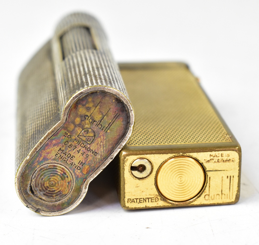 DUNHILL; two lighters comprising a yello - Image 4 of 4