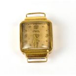 ANCRE; an 18ct yellow gold cased ladies'