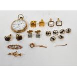A small selection of costume jewellery t