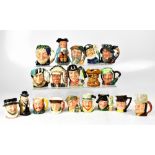 ROYAL DOULTON; a quantity of small character jugs to include 'North American Indian',