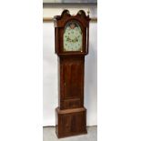MONKS, PRESCOT; a George III mahogany longcase clock,