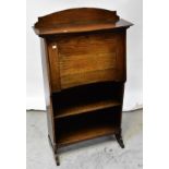 An early 20th century oak student bureau,