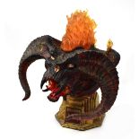 Sideshow Collectibles; Lord of the Rings, Legendary scale bust, Balrog, boxed.