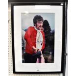 JANE BOWN; photographic print, John Lennon in Knole Park, 50 x 32cm, framed and glazed.