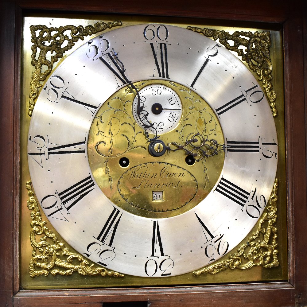 WATKIN OWEN, LLANRWST; an early 19th century oak longcase clock, - Image 3 of 5