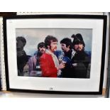 JANE BOWN; photographic print, The Beatles on the set of Strawberry Fields Knole Park, 33 x 49cm,