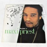 MAXI PRIEST; an album bearing his signature to the cover.