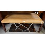 A small contemporary coffee table,