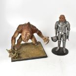 SCI-FI; two models comprising 'Souteron' and 'Rancor', the largest 35 x 34cm (2).