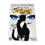 DC COMICS; 'Catwoman', bearing the signatures of Lee Meriwether, Jeph Loeb and Tim Sale.
