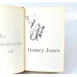 QUINCY JONES; 'The Autobiography', a single volume bearing his signature dated 2006.