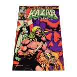 MARVEL COMICS; 'Kazar the Savage', bearing the signatures of Stan Lee,