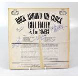 BILL HALEY & THE COMETS; 'Rock Around the Clock', bearing four signatures to the reverse,