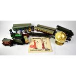 A small quantity of Hornby OO gauge items to include carriages, wagons, tender, track,
