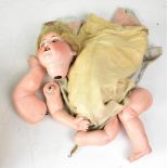 ARMAND MARSEILLE; an early 20th century bisque headed doll,