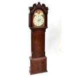 HALLIWELL, WARRINGTON; a George III mahogany cased eight day long case clock,