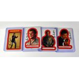 ROGER MOORE; four stickers bearing the film star's signature (4).