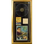 GLENN MILLER 'ROMANCE INACHEVEE'; a framed montage comprising an advertising slip for the film,