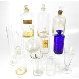 PHARMACEUTICAL INTEREST; a quantity of early 20th century pharmaceutical bottles, varying sizes,