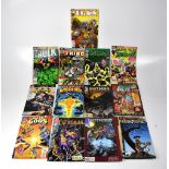 A small quantity of DC and Marvel comics, to include 'The Thing', 'Spider-Man',
