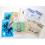 PRESTON NORTH END; a quantity of football programmes from 1959 to 1969, and four from 1971,