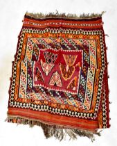 An Iranian Kashghai Kilim Caucas flat weave carpet, 287 x 170cm.
