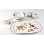 ROYAL WORCESTER; a quantity of 'Evesham' table and dinner ware, to include large tureens,