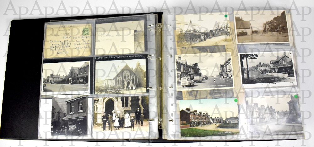 POSTCARD ALBUM; an album of vintage postcards and photographic images, North West Lancashire, - Bild 2 aus 6