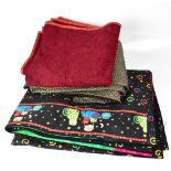 A good selection of handmade quilts, including some patchwork examples.