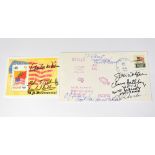 SPACE EXPLORATION; an Apollo 11 Bhutan stamp bearing the signatures of Wernher Von Braun,